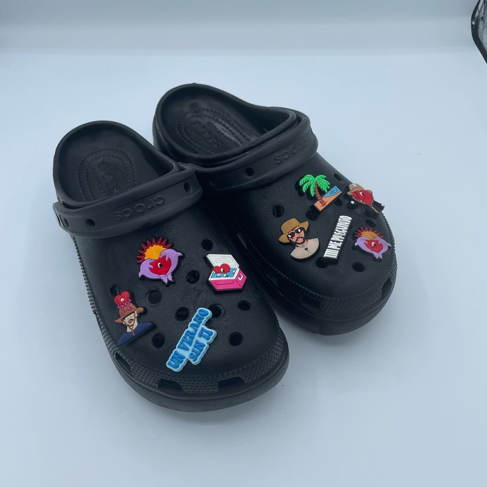Bad Bunny platform Crocs